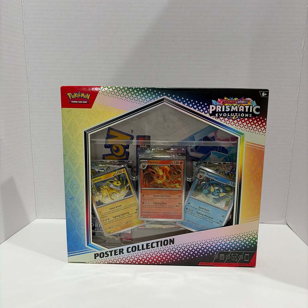 Pokémon Scarlet & Violet 8.5 Prismatic Evolutions Poster Collection - .com,